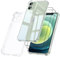 Vancle Trasparente Cover per iphone 12 mini con 2 Pezzi Vetro Temperato, Cassa Anticaduta, Spessato Resistente ai Graffi Silicone Antiurto Protezione Case