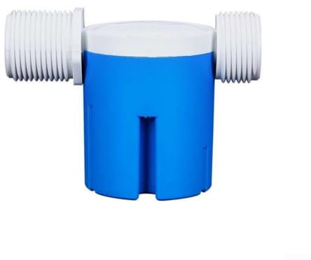 Vanne à flotteur DN25 pour valve d'entrée d'eau - Contrôle automatique pour valve de niveau d'eau - Construction en plastique - Convient pour les réservoirs d'eau, les piscines et les toilettes