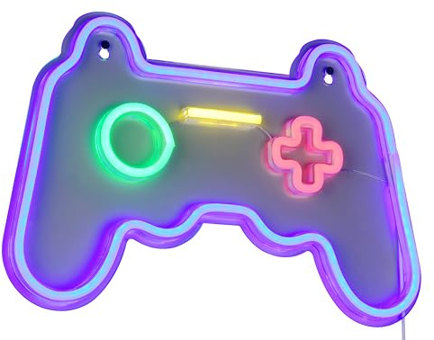 Reality Leuchten Wandleuchte Gamer R23741100, Kunststoff transparent klar, USB-C Anschluss