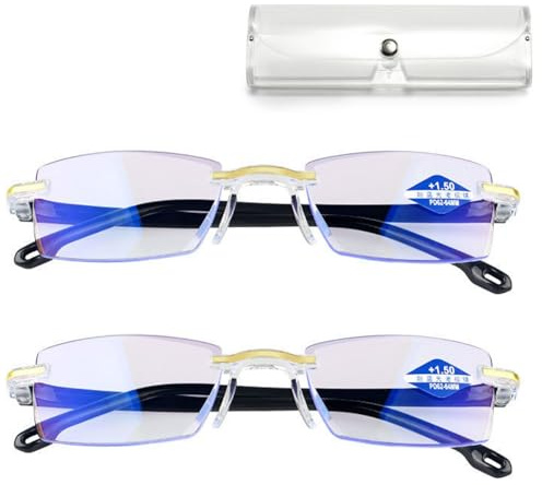 Generisch Relieflogix Glasses, Brille Automatische Dioptrien Anpassung, Brille Die Sich Automatisch Der SehstäRke Anpasst, Intelligente Brill𝐞, Autofokus Brill𝐞 Mit Selbsteinstellung (2 Stück)