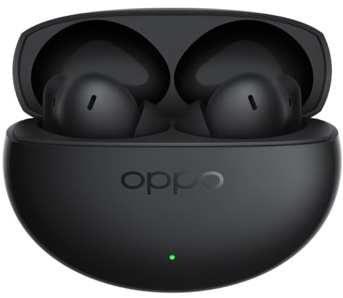 OPPO Enco Air5 Pro Auricolari In-Ear Wireless con ANC, Hi-Res Audio LDAC, Bluetooth 5.4, 43dB Cancellazione del Rumore, Multipoint, Nero