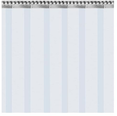 Vattentät PVC frysdörrremsa - isolerad vinyltätning för lager kylskåp och sovrum, väderbeständig barriär (90 x 260 cm/35,43 x 102,3 tum)
