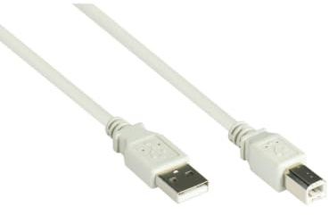 Kabelmeister® Anschlusskabel USB 2.0 Stecker A an Stecker B, 0,25m