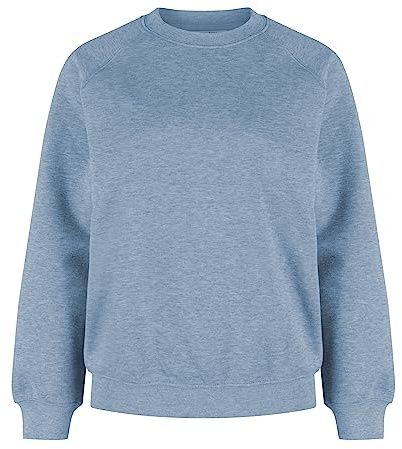 Trutex Crew Neck School Sweatshirt (1-16+ Years), Unisex Uniform Boys and Girls, Standard Fit Jumpers for Boys and Girls, Sweatshirt Kids - Genuine School Uniform Sky