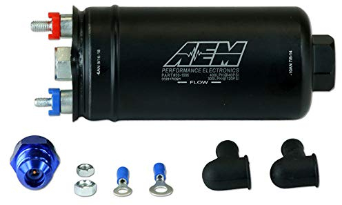 AEM 50 – 1005 alta presión bomba de combustible en línea, Negro