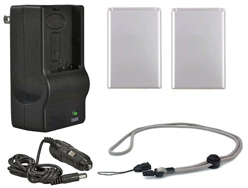 Digital Nc Sanyo Xacti VPC-FH1A High Capacity Intelligent Batteries (2 Units) + AC/DC Travel Charger (Includes UK Plug)