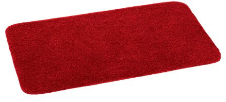 GRUND 2559114007 Badteppich Melos, 50 x 80 cm, modern rot
