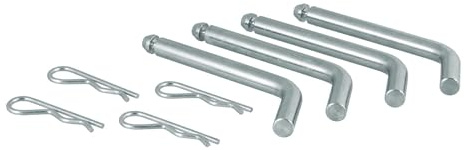 CURT 16902 Replacement 5th Wheel Pins & Clips, 1/2-Inch Diameter, Stainless Steel