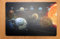 Schreibtischunterlage Sonnensystem Planeten 40 x 60 cm abwischbar Erde Sonne Mars