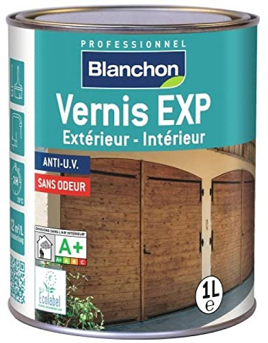 Blanchon Vernis EXP résines Aqua-polyuréthane Teinte incolore Mat bidon de 5l