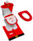 D-FantiX 3D Nase Santa Toilettensitz Abdeckung und Teppich Set lustige Weihnachtsdekorationen Badezimmer Set von 5