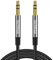 TechRise Aux Cable 3.5mm to 3.5mm audio cable 3.5m,Headphone cable, Nylon Braided Stereo Jack for Headphones, iPod, iPhone, iPad, Car, Soundbar, TV, PC, Speaker - Superior Sound TRS Cord (Black, 3.5M)