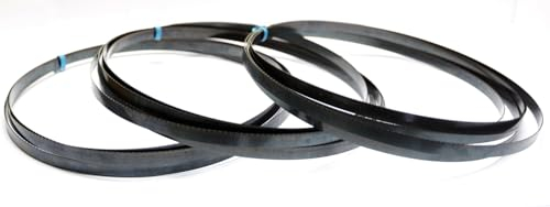 3er Pack SBM Werkzeugstahl Sägeband 3380 x 16 x 0,65 mm mit 6 ZpZ, Bandsägeblatt