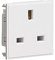 Knightsbridge NET13WH 13A Socket, ABS, White