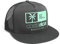 DEPARTED Herren Mesh Trucker Hat mit Print/Aufdruck - Snapback Cap - No. 62, dunkelgrau
