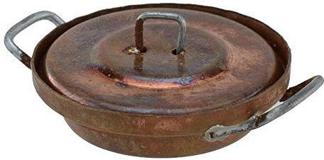Generic Copper Saucepan Ø 3.2 Cm with Lid