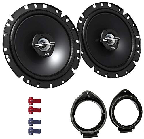 JVC CS-J1720X Lautsprecher mit Einbauset passend für Opel Adam ab 2013 Türen vorne 600 W 170mm 2 Wege Koax