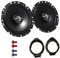 JVC CS-J1720X Lautsprecher mit Einbauset passend für Opel Adam ab 2013 Türen vorne 600 W 170mm 2 Wege Koax