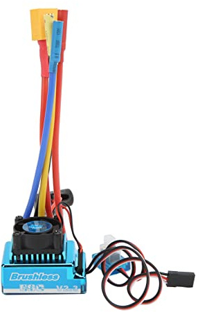 Gaeirt 120A Brushless ESC, 9e Niveau d'accélération résistant à l'usure Poids léger 120A RC Brushless ESC 1/10 pour 1/10 1/8 RC Car