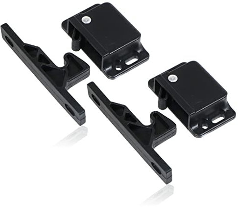 SPARES2GO Side Mount Screw-in Grabber Catch Latch Cabinet Cupboard Wardrobe Campervan Boat x 2