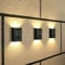 YUNYODA Solar Garten Wandleuchten, 4 Stück Solar Led Wandleuchte Up & Down Light Dekorative Led Wandbeleuchtung IP65 Wasserdicht Zaun Solarleuchten für Garten Terrasse Treppe Dekorative
