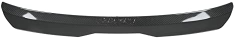 Srum Universal-Heckspoiler, ABS-Heckfenster-Dachspoilerflügel, Kompatibel mit Seat LEON Maxton MK1 MK2 MK3 MK4 MK5 MK6 MK7 Schrägheck, Passend für Jazz Yaris Focus A1 A3 RS3(Kohlefaser-Stil)