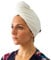 Helen Round Bamboo Hair Towel Wrap, Hair Drying Turban, Perfect For Curly Hair, Super Absorbent, Suitable For All Hair Types, Made in UK