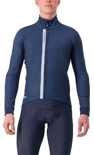 CASTELLI 4523508-424 ENTRATA JACKET Jacket Unisex BELGIAN BLUE/SILVER Größe S