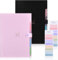 SKYDUE 2 Stück Fächermappe, Mappe Mit Fächern, Dokumentenmappe A4 Mit Etiketten, Ordnungsmappe Mappen Ordnersystem, Postmappe Document Organizer