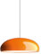 Quevia-Eletro Hängelampe Esstisch Pendelleuchte Oranger Aluminium E27 Moderne Esstisch Küchenlampe Hängend Acryl Lampenschirm Hängelampe Vintage Esszimmerlampe Küchenlampe Wohnzimmer Φ35cm