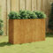 ARKEM Lit surélevé de Jardin 120x40x80 cm Acier corten,Bordure Pierre,Kit Gabion,Gabion Jardiniere