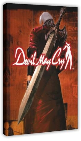 AhCor Devil May Cry Poster (2) Leinwand Poster Schlafzimmer Dekor Sport Landschaft Büro Zimmer Dekor Geschenk Rahmenstil 20 x 30 cm