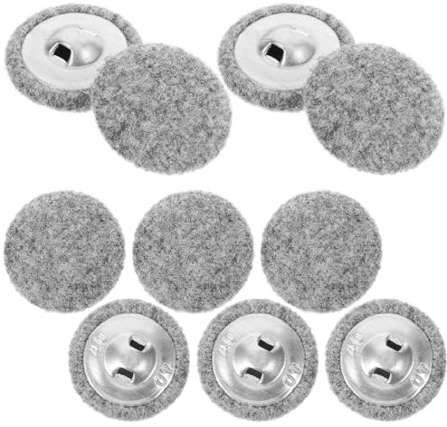PACKOVE 10 Stück Runde Knöpfe Zum Nähen Von Mänteln Stabiler Umhangverschluss Große Knöpfe Für Strickwaren