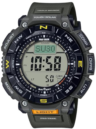 Casio PRG-340 PRO TREK Climber Line Orologio da Polso, Solare, Biomassa Plastica