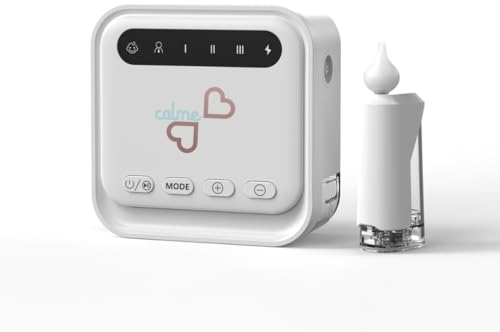 calme Aspirador nasal para bebé – Aspirador nasal eléctrico 6 etapas bebé adulto