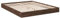 vidaXL Bettgestell, Bett Doppelbett für Schlafzimmer, Bettrahmen mit Lattenrost, Schlafzimmerbett Modernes Design, Braun Eichen-Optik 160x200cm Holzwerkstoff