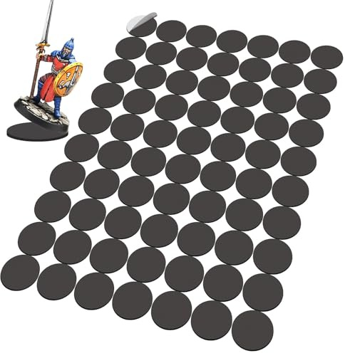 Evemodel 70 Stück Magnetische Modell Bases Rund 32mm Miniaturen War Gaming