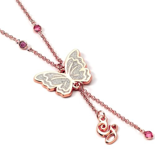 WICKED Glinda Butterfly Necklace Rose Gold