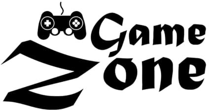 Game Zone Wandtattoo Joystick Gaming Logo Tür Fenster Vinyl Aufkleber Jungen Spielzimmer Kinderzimmer Interieur-S-30x57cm-Black