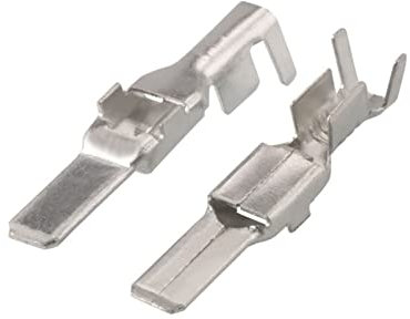Dj614-4.8 × 0,8b. Kfz-Kabel-Stecker-Steckdose Spleißklemme Auto Sicherungskasten Kabel-Kabelbaum Messing 4.8mm Crimp-Pins