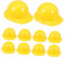 VICASKY Miniatur Bauarbeiter Helm Für Puppen DIY Mini Hüte Für Spielzeugfiguren Gelbe Sicherheitshelme Als Dekoration Und Zubehör Für Kindergeburtstag Und Bastelprojekte