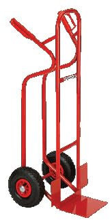 Bakaji Carrello Portapacchi Alluminio Peso Piuma 7KG Portata Max 200KG con Ruote Pneumatiche da 255mm, Base di Sollevamento Pieghevole (Carrello Verticale 2 Ruote Rosso)