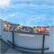 ECO POOLTECH Table de piscine pliable 3 en 1, porte-gobelet portable hors sol avec seau de piscine comme refroidisseur de piscine, bar pour piscine à cadre / terrasse, doit avoir des accessoires de