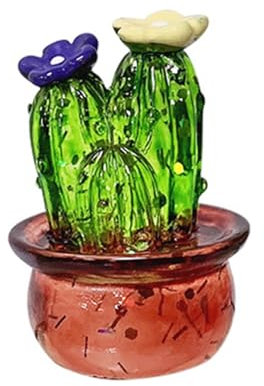 Statuette di cactus in miniatura in resina per console centrale automatica per retromarcia ornamenti gadget desktop decorazioni interne auto resina ornamento cactus resina ornamento cactus auto