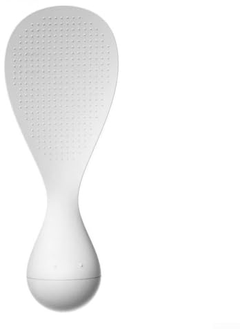 Upright Handle Tumbler Rice Spoon For Stand Up Kitchen Use, Made Of PP Material, Designed To Avoid Tipping And Facilitate Easy Rice Serving(White)