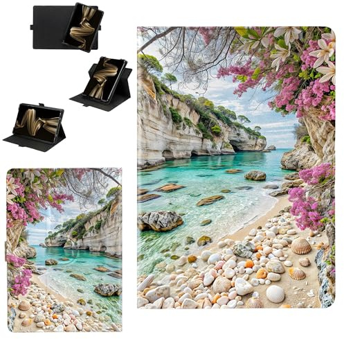 Coque Compatible pour Cwowdefu Mq823a 823 4g 8.0-Pouces Tablette Coque Etui Case Cover [Fonction de Rotation à 360 degrés][Protection renforcée des Bords Contre Les Chutes] FJSD