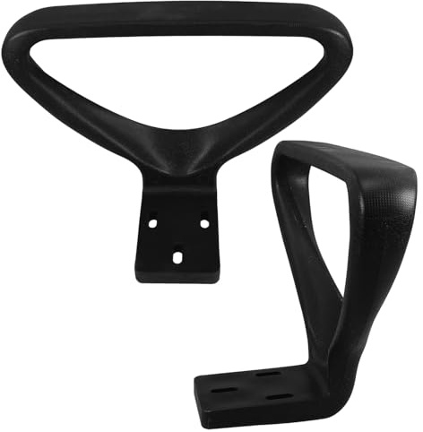 TOMETURE Ergonomische Armlehnen Ersatzteile 2 Stück Kunststoff Armlehnen für Bürostühle und Chefsessel Zubehör für Büro und Gaming Stühle
