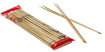 Thunder Group Bamboo Skewer 12-Inch (Bag of 100) by Thunder Group