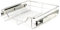 2 x 500mm Pull Out Chrome Wire Basket Drawers for Kitchen Cabinets Cupboards