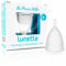 Lunette Menstrual Cup - Clear - Model 2 for Normal or Strong Bleeding - (DE Version)